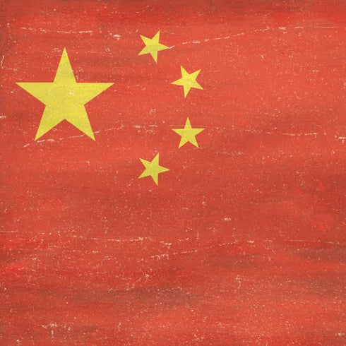 Chinese Flag Distressed Surface Pro Tablet Skin
